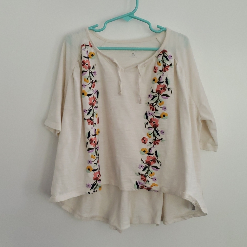 Girls Floral Boho Tunic - S 6/7